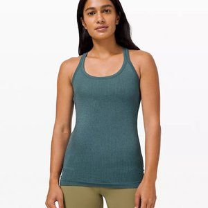 lululemon ebb to street tank desert teal